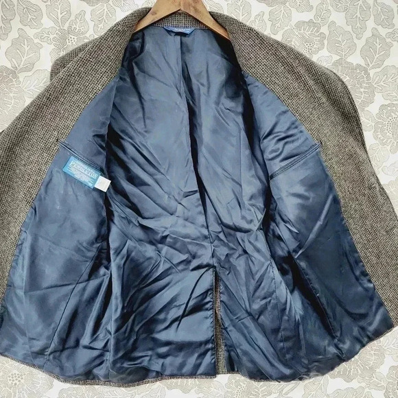 Pendleton 100% Virgin wool Double Elbows Men's Blazer Size 42R 9837ct - Picture 4 of 10